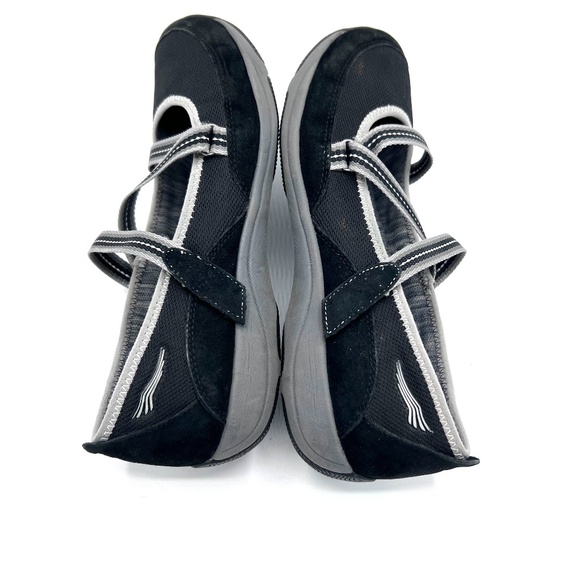 Dansko Hazel Black Mary Jane Suede Mesh Comfort Shoes Size 39 - Picture 8 of 13